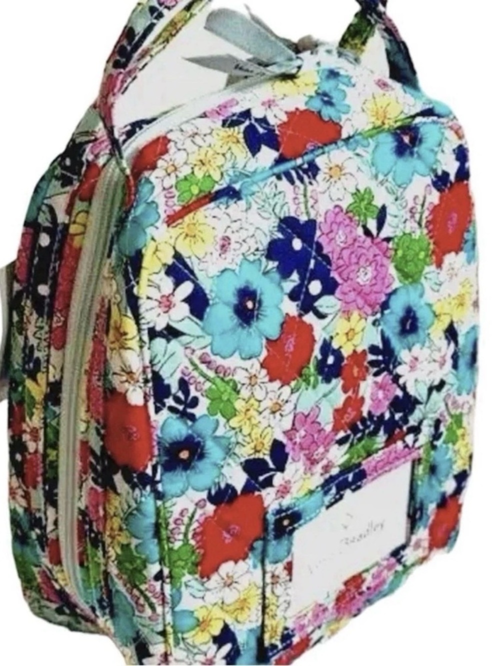 Vera Bradley Far Out Insulated Lunch Bag Floral Lunch Tote Cottagecore Travel - Picture 3 of 15